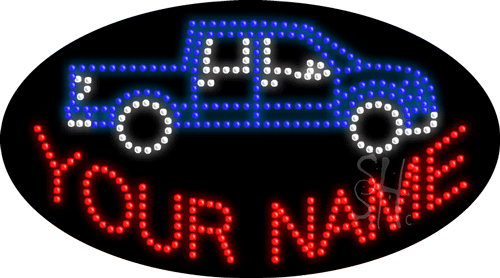 Custom Car LED Sign