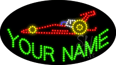 Custom Dragster Car Animated Led Sign