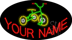 Custom Kid Bicycle Animated Led Sign