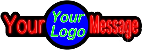 Custom Center Logo LED Neon Sign