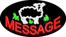 Custom Sheep Animated LED Neon Sign