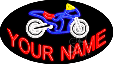 Custom Motorcycle Logo Animated LED Neon Sign