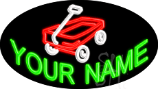 Custom Cart Animated LED Neon Sign