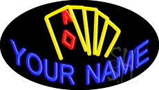 Custom Poker Animated LED Neon Sign