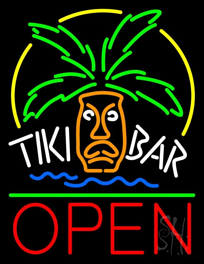 Details about   Neon Signs Gift Tiki Bar Open Beer Bar Pub Store Party Room Wall Display 19x15 