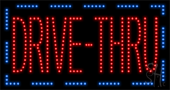 Drive Thru Animated LED Sign
