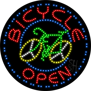 Bacycle Animated LED Sign