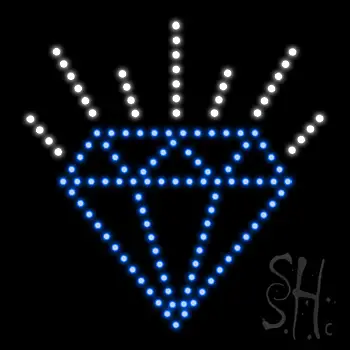 Diamond Logo LED Sign
