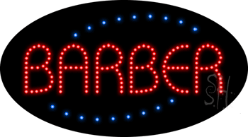 Barber Animated LED Sign