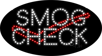 Smog Checks Animated LED Sign