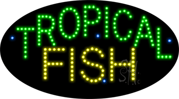 Tropical Fish Animated LED Sign
