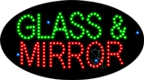 Glass and Mirror Animated LED Sign