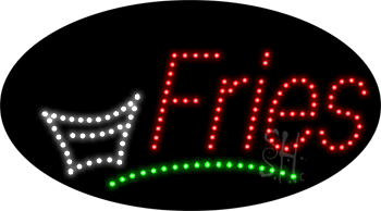 Fries Animated LED Sign