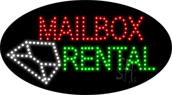 MailBox Rental Animated LED Sign