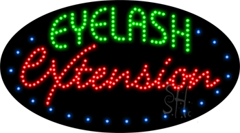 Eyelash Extension Animated LED Sign