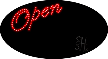 Open Walkins Welcome Animated LED Sign