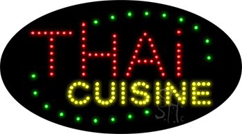 Thai Cuisine Animated LED Sign
