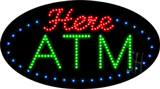 ATM Here Animated LED Sign