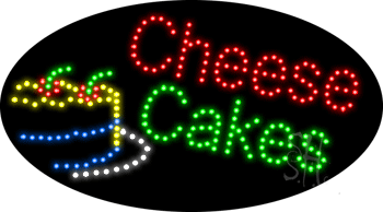 Cheese Cakes Animated LED Sign
