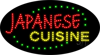 Japanese Cuisine Animated LED Sign