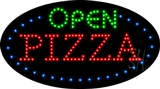 Pizza Open Animated LED Sign