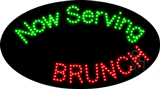 Now Serving Brunch Animated LED Sign