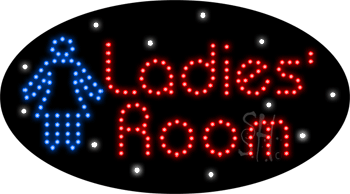 Ladies Room Animated LED Sign