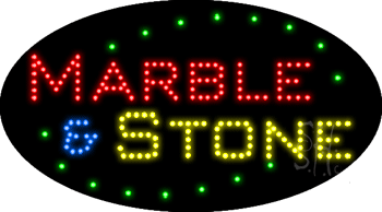 Marble and Stone Animated LED Sign