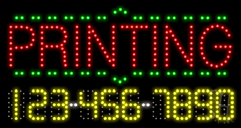 Printing Animated LED Sign