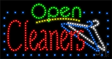 Cleaners Animated LED Sign