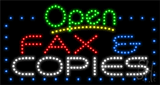 Fax and Copies Animated LED Sign