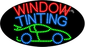 Window Tinting Animated LED Sign