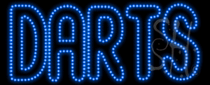 Darts Animated LED Sign