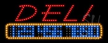 Deli Animated LED Sign
