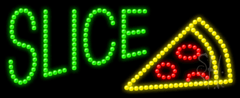 Slice Logo Animated LED Sign