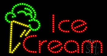 Ice Cream Animated LED Sign