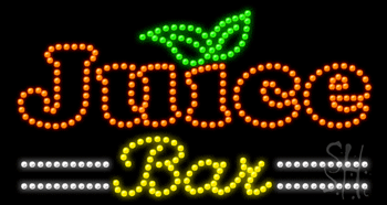 Juice Bar Animated LED Sign
