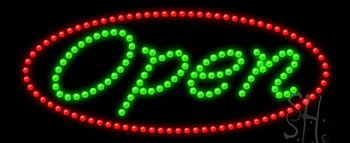 Open Animated LED Sign