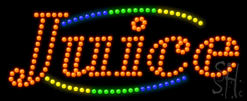 Juice Animated LED Sign