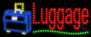 Luggage Animated LED Sign