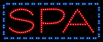 Spa Animated LED Sign
