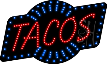 Tacos Animated LED Sign
