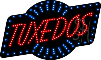 Tuxedo Animated LED Sign