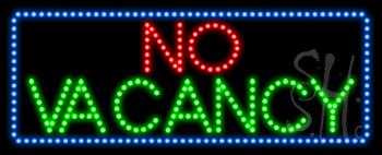 No Vacancy Animated LED Sign