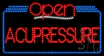 Acupressure Open Animated LED Sign