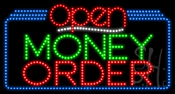 Money Order Open Animated LED Sign