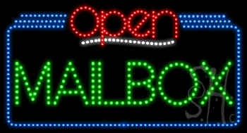 Mailbox Open Animated LED Sign