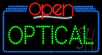 Optical Open Animated LED Sign
