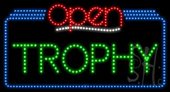 Trophy Open Animated LED Sign