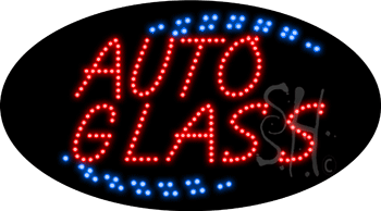 Auto Glass Animated LED Sign